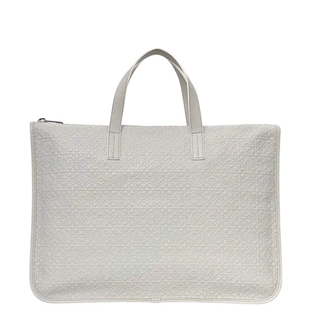 Loewe Business Bag White Repeat Anagram 358.23 L18
